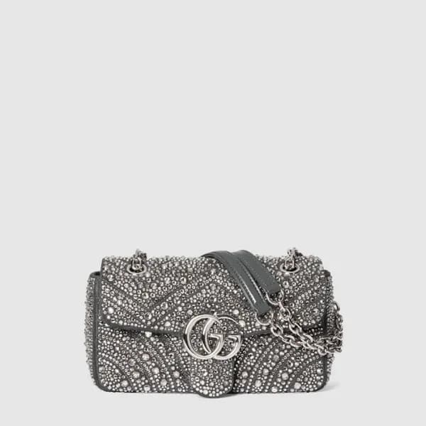 구찌 여성 크리스탈 스몰 숄더백 - Gucci Womens Crystal Small Sho… - 1