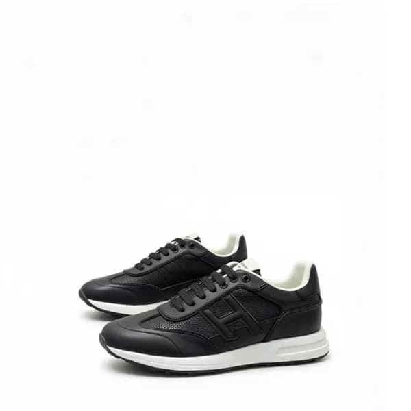 에르메스 남성 가죽 스니커즈 - Hermes Mens Leather Sneakers - h… - 1