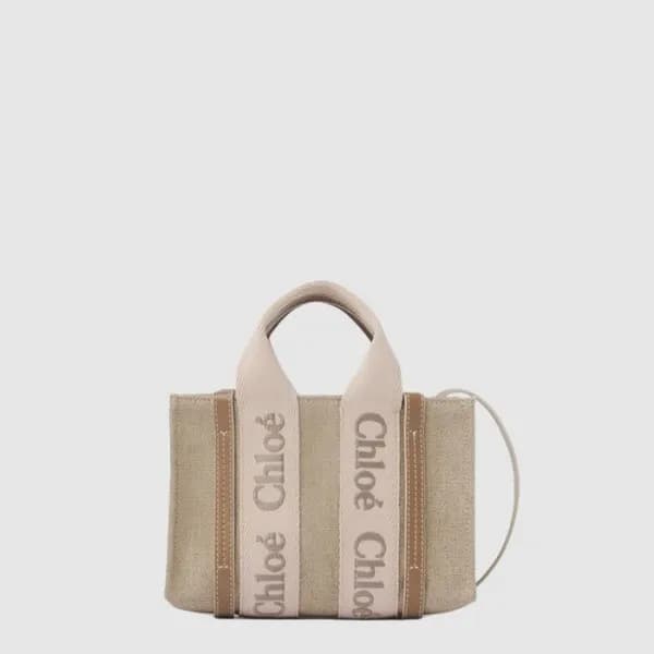 끌로에 여성 우디 스트랩 토트 백 미니 - Chloe Womens Woody Strap T… - 1