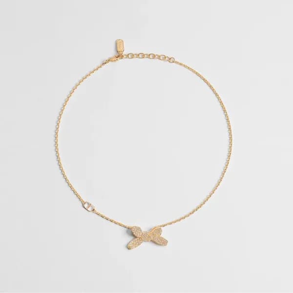 디올 여성 델리케이트 보우 네크리스 - Dior Womens Delicate Bow Nec… - 1