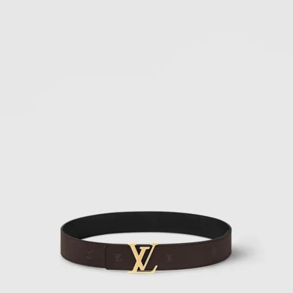 루이비통 남성 이니셜 블라종 리버서블 벨트 - Louis vuitton Mens Initi… - 1