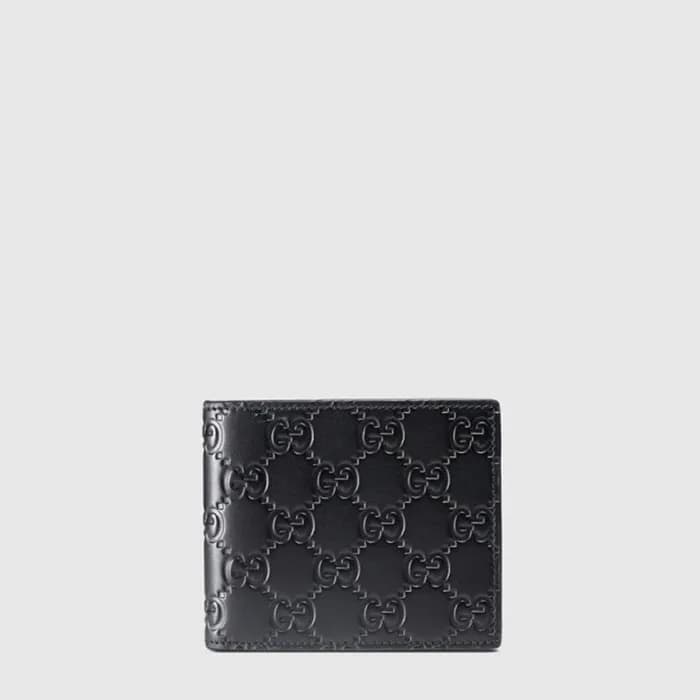 구찌 남성 GG 수프림 시마 반지갑 - Gucci Mens GG Supreme Cima W… - 1