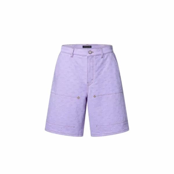 루이비통 남성 데님 쇼츠 - Louis vuitton Mens Denim Shorts - … - 1