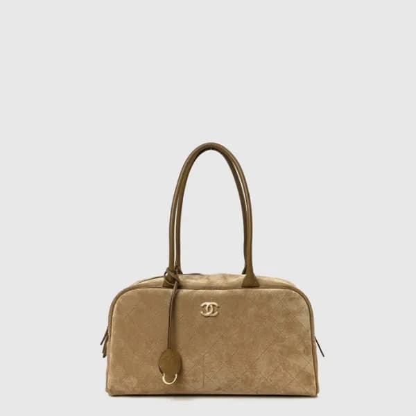 샤넬 여성 라지 볼링백 - Chanel Womens Large Bowling Bag - c… - 1