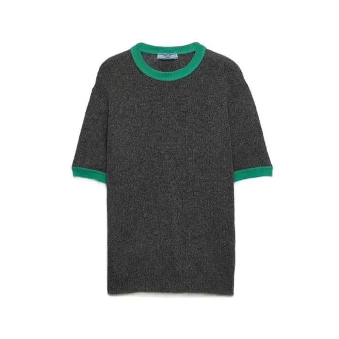 프라다 여성 크루넥 반팔티 - Prada Womens Crew Neck Tshirt - p… - 1