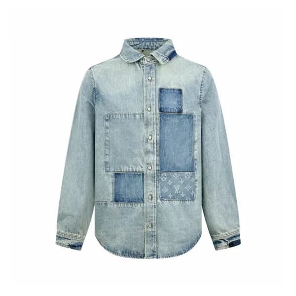 루이비통 남성 클래식 셔츠 - Louis vuitton Mens Classic Shirts - lvc16563x - 1