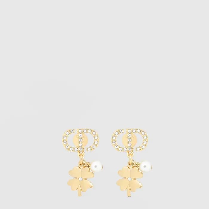 디올 여성 쁘띠 CD 럭키 참 이어링 - Dior Womens Petit CD Lucky Charms Earring - acc9496x - 1