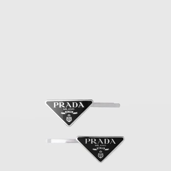 프라다 여성 메탈 헤어 클립 - Prada Womens Metal Hair Clip - acc10294x - 1