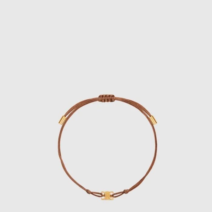 셀린느 여성 트리옹프 코드 브레이슬릿 - Celine Womens Triomphe Cord Bracelet - acc10454x - 1