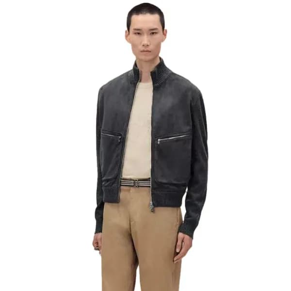 에르메스 남성 가죽 자켓 - Hermes Mens Leather Jacket - hec17666x - 1