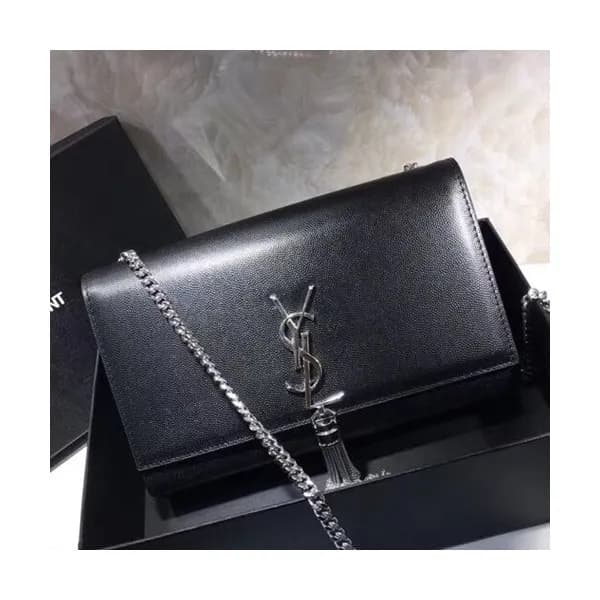 Saint Laurent Women Tassel Chain Satchel Shoulder … - 1