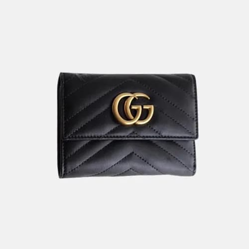 Gucci GG Marmont Matelassé Wallet - 구찌 남자반지갑,구찌 마몬… - 1