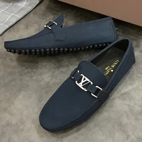 LOUIS VUITTON 2018 MENS STRAP LEATHER LOAFER - 루이… - 1