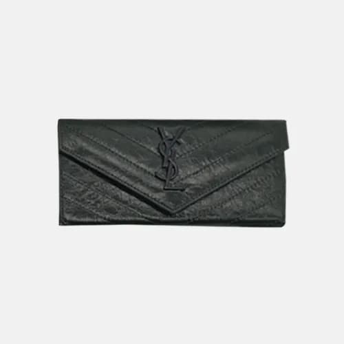 Saint Laurent 2018 Ladies Monogram Zip Round Long … - 1