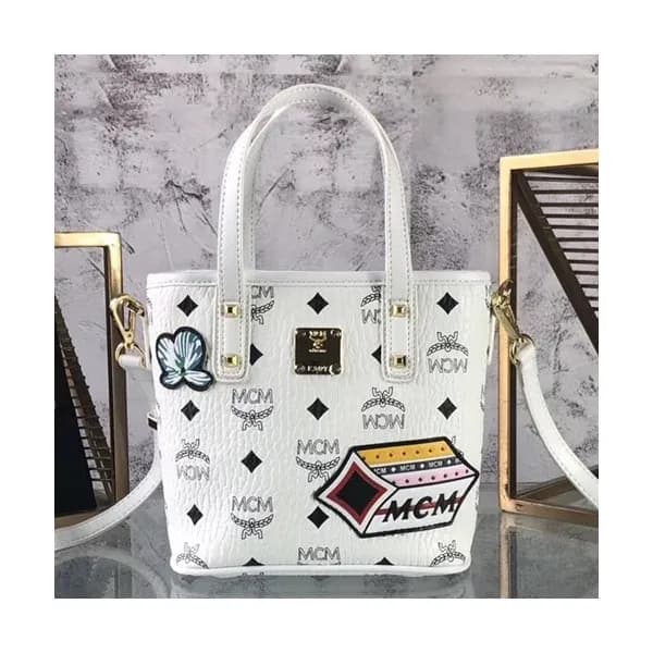 MCM Visetos Tote Shoulder Bag,18cm - 엠씨엠 여성용 비세토스 … - 1