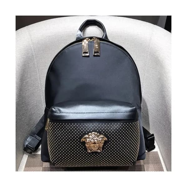 Versace Leather Back Pack,38CM - 베르사체 레더 남성용 백팩 ,V… - 1