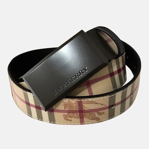 Burberry 2018 Signature Mens Leather Check Belt - … - 1