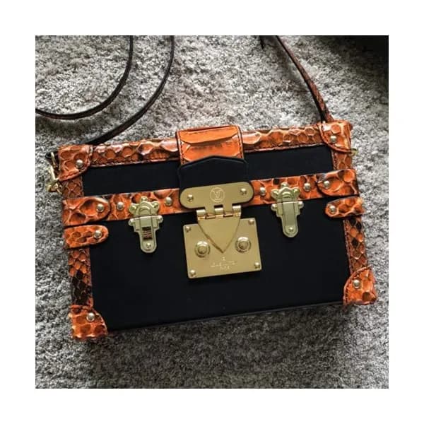 Louis Vuitton Monogram Petite Malle Shoulder Bag,1… - 1