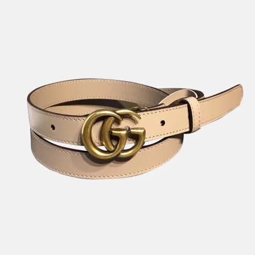 [매장판]Gucci 2019 Ladies GG Buckle Leather Belt - 구찌… - 1
