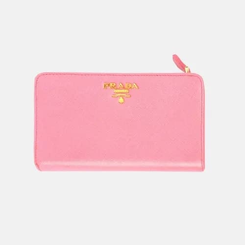 Prada 2019 Womens Saffiano Metal Middle Wallet - 프… - 1