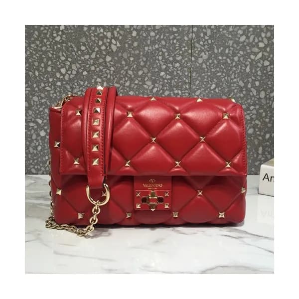 Valentino 2019 Leather Garavani CandyStud Small Ch… - 1