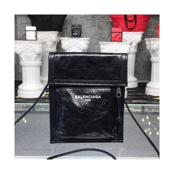 Balenciaga 2019 Leather Shoulder Cross Bag,19CM - … - 1