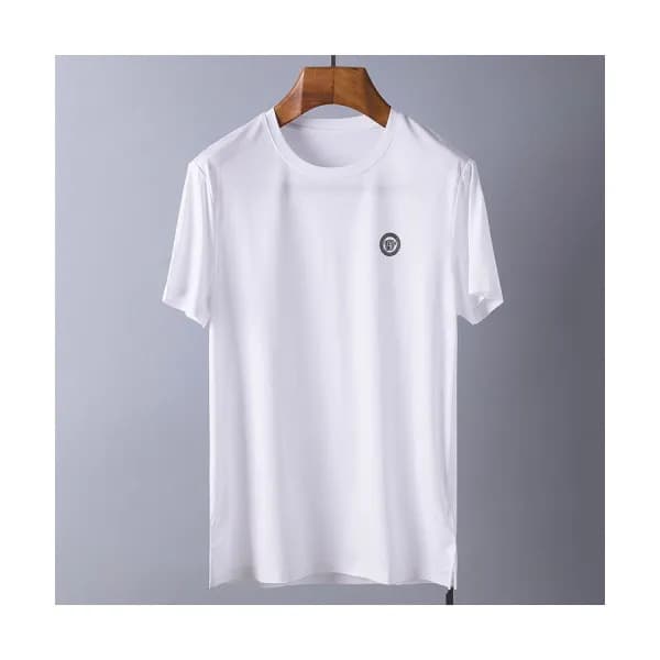 Versace 2019 Mens Medusa Cotton Short Sleeved Tshi… - 1
