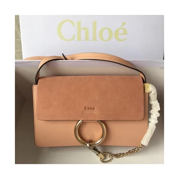 Chole 2019 Faye Leather Shoulder Bag, 24cm - 끌로에 … - 1