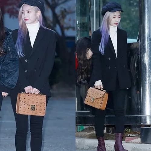[트와이스 다현 가방]MCM 2019 Patricia Visetos Tote Shoulde… - 1