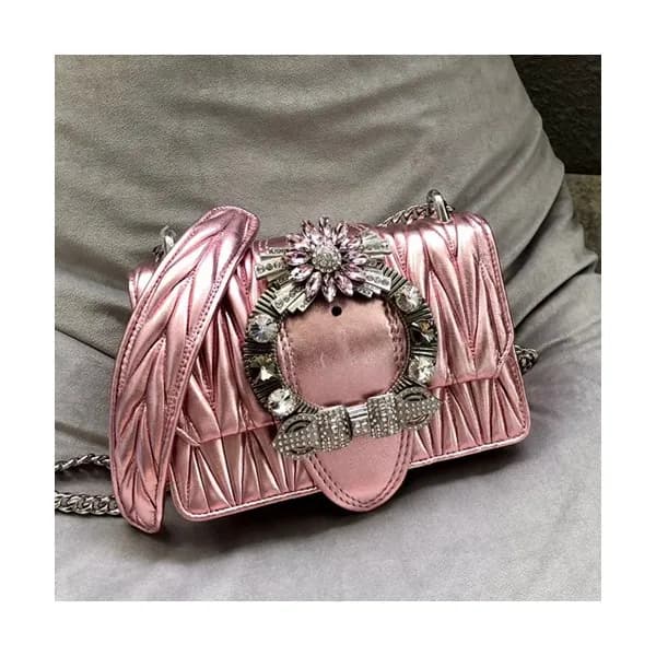 MiuMiu 2019 Lady Shoulder Cross Bag,20cm - 미우미우 20… - 1