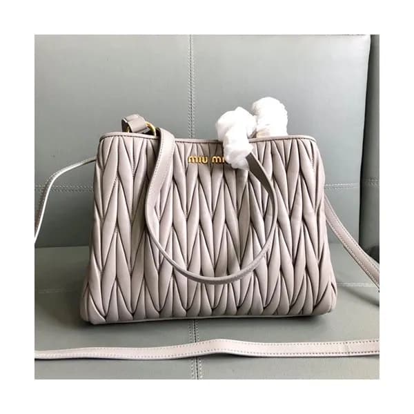 MiuMiu 2019 Matelasse Tote Shoulder Cross Bag,27cm… - 1