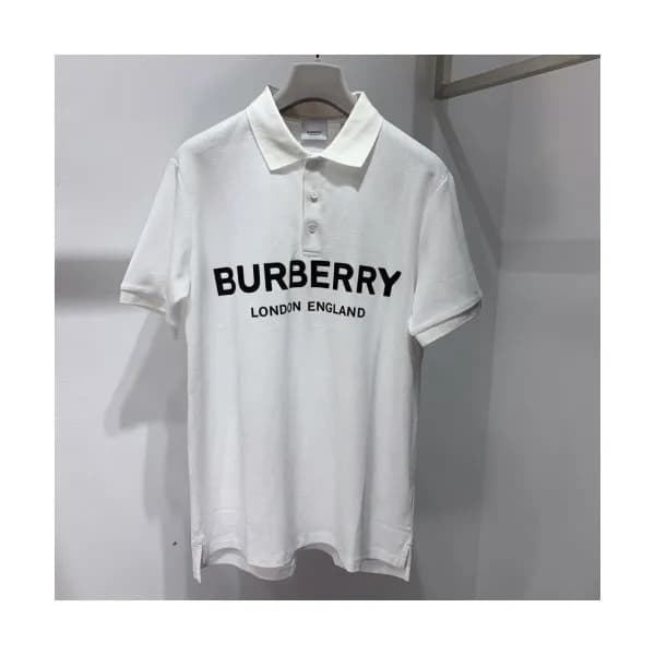 [매장판]Burberry 2019 Mens Logo Polo Cotton Short Sle… - 1