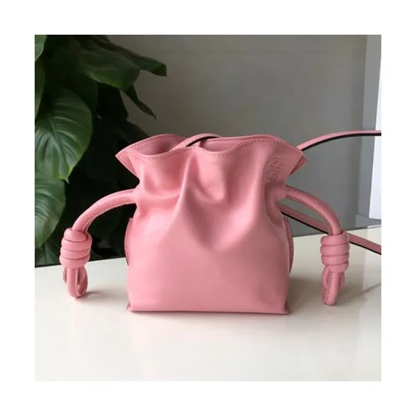 Loewe 2019 Flamenco Knot Mini Tote Shoulder Bag, 1… - 1