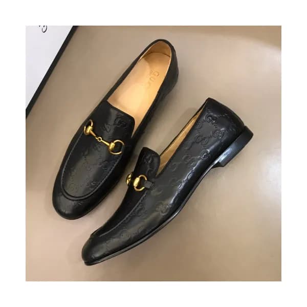 [커스텀급]Gucci 2019 Mens Business Horsbit Leather Loa… - 1