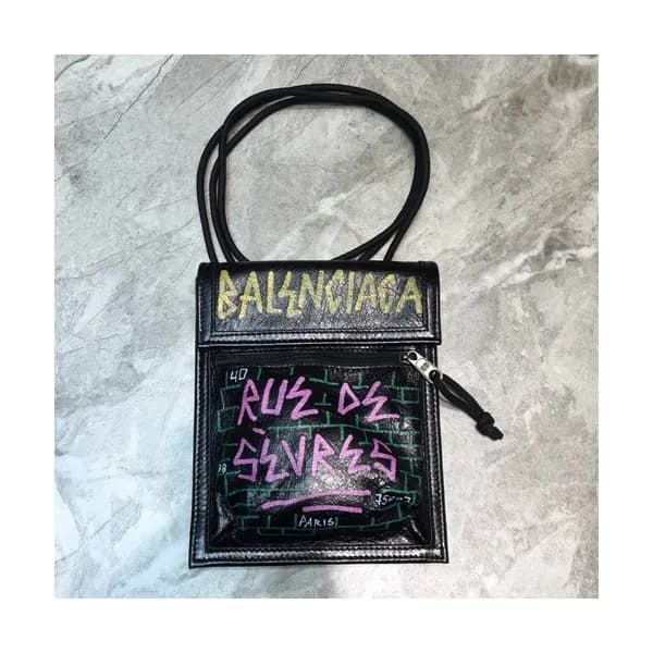 Balenciaga 2019 Leather Shoulder Cross Bag,19CM - … - 1