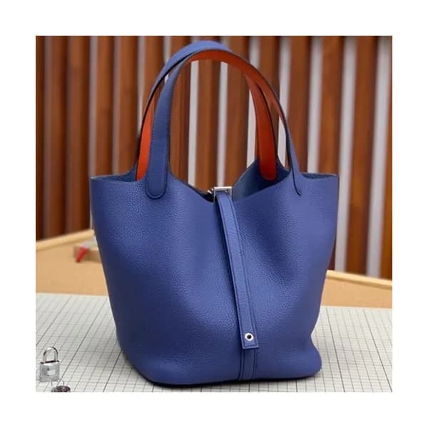 Hermes 2019 Picotin Lock Leather Tote Bag,18cm - 에… - 1
