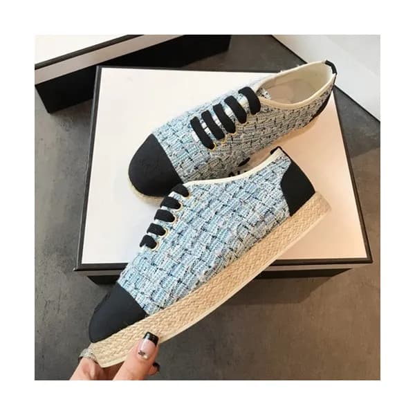 Chanel 2019 Ladies Tweed Sneakers - 샤넬 2019 여성용 트위… - 1