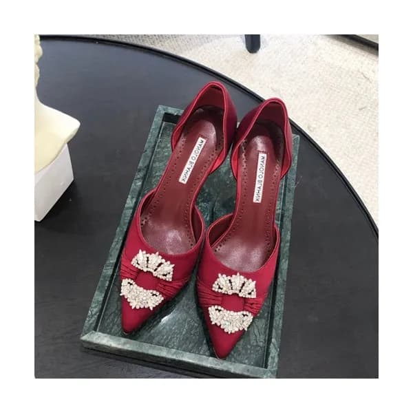 Monolo Blahnik 2019 Ladies Silk High Heel - 마놀로 블라… - 1