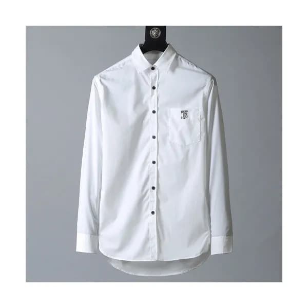 Burberry 2019 Mens Vintage Logo Slim Fit Cotton sh… - 1