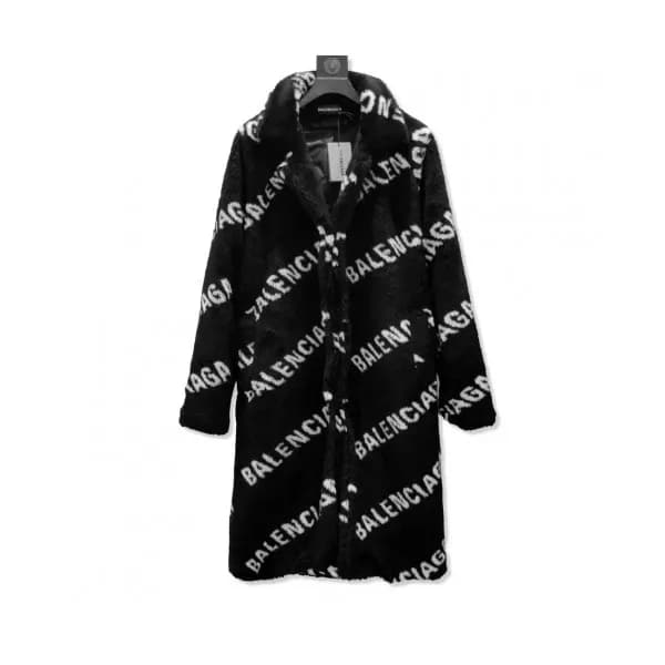 Balenciaga 2019 Mm/Wm Logo Mink Coat - 발렌시아가 2019 … - 1