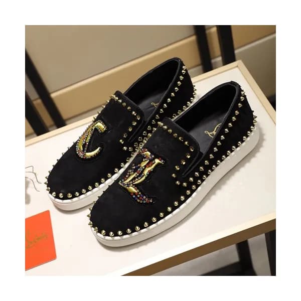 Christian Loubutin 2019 Mens Leather Slip On - 크리… - 1