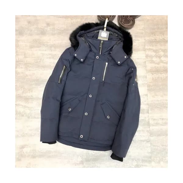[매장판] Moose Knuckle 2019 Mens Logo Goose Down Padd… - 1