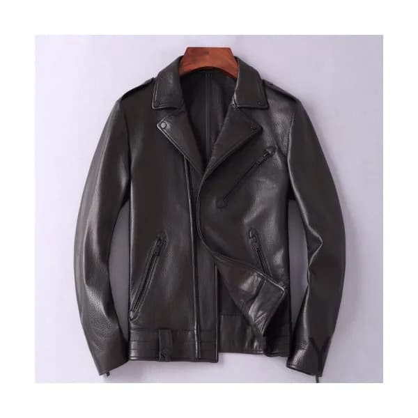 Louis vuitton 2019 Mens Logo Leather Jacket - 루이비통… - 1