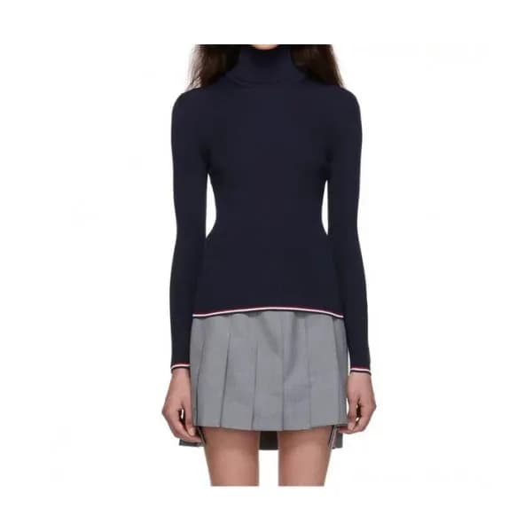 Thom Browne 2019 Womens Strap Turtle-neck Tshirt … - 1
