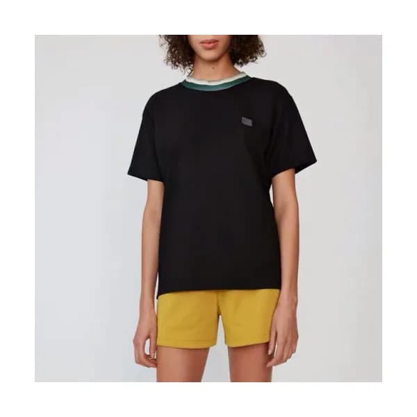 Acne 2019 Studios Mm/Wm Logo Cotton Short Sleeved … - 1
