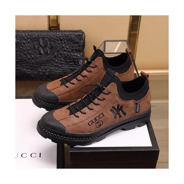 Gucci 2019 Mens Leather Sneakers - 구찌 2019 남성용 레더 … - 1