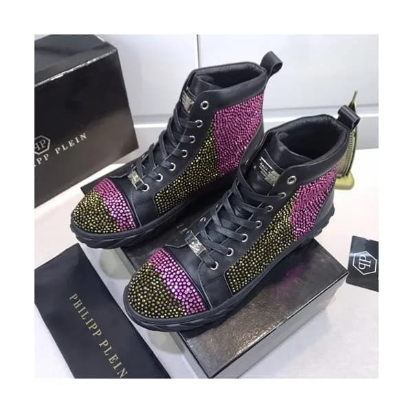 Philipp plein 2020 Mens Leather Sneakers - 필립플레인 … - 1