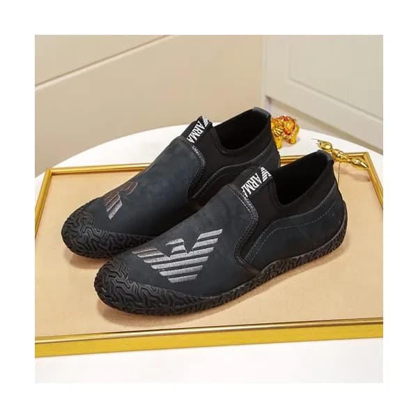 Armani 2020 Mens Leather Sneakers - 알마니 2020 남성용 … - 1