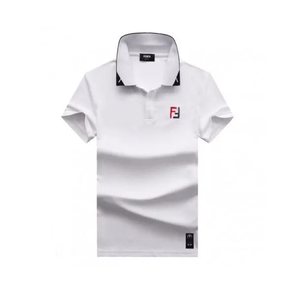 [펜디]Fendi 2020 Mens Logo Casual Cotton Polo Short … - 1