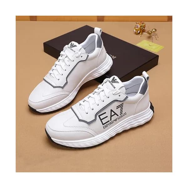 Armani 2020 Mens Leather Sneakers - 알마니 2020 남성용 … - 1